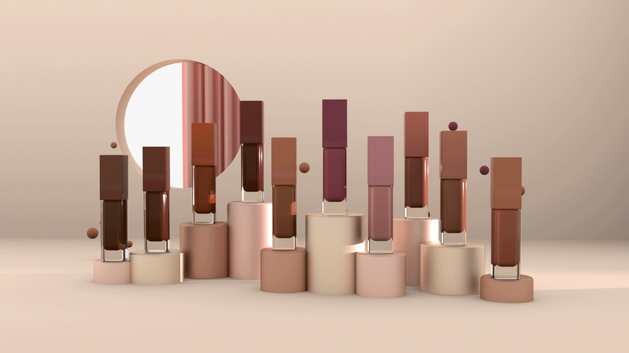 cosmetic 3d animation